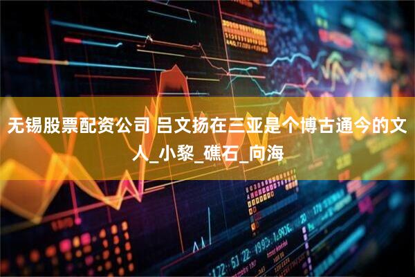 无锡股票配资公司 吕文扬在三亚是个博古通今的文人_小黎_礁石_向海